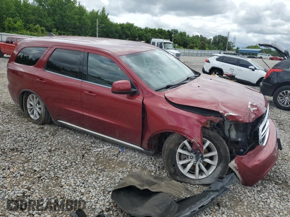 2014 Dodge Durango SXT with VIN 1C4RDHAG1EC970368, listed as a Copart auction lot 58180695 with 164,374 mi miles and Salvage title. Bid and sale history available at DreamBid. Image 4.