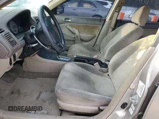 2002 Honda Civic LX with VIN 2HGES16502H605130, listed as a Copart auction lot 88914555 with 131,339 mi miles and Salvage Title. Bid and sale history available at DreamBid. Image 7.