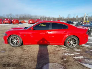 2021 Dodge Charger SRT Hellcat Widebody with VIN 2C3CDXL93MH592973, listed as a IAAI auction lot 41748976 with 24,884 mi miles. Bid and sale history available at carsss.com. Image 14.