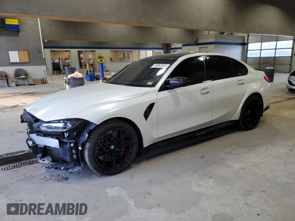 2022 BMW M3 Competition xDrive with VIN WBS43AY03NFM31044, listed as a Copart auction lot 84862834 with 19,417 mi miles and Salvage title. Bid and sale history available at DreamBid. Image 1.