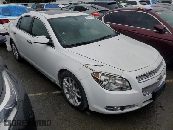 2012 Chevrolet Malibu LTZ with VIN 1G1ZG5E77CF131460, listed as a Copart auction lot 45423065 with 82,817 mi miles and Salvage Title. Bid and sale history available at DreamBid. Image 4.