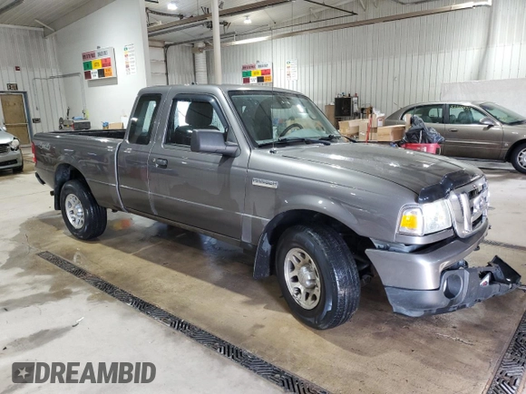 2010 Ford Ranger XLT with VIN 1FTLR4FEXAPA59563, listed as a Copart auction lot 53539745 with 110,784 mi miles and Salvage title. Bid and sale history available at DreamBid. Image 4.