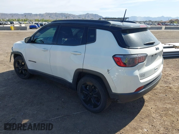 2018 Jeep Compass Latitude with VIN 3C4NJCBB3JT462141, listed as a IAAI auction lot 42024920 with 84,988 mi miles and . Bid and sale history available at DreamBid. Image 3.
