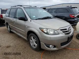 2006 Mazda MPV LX with VIN JM3LW28A560561959, listed as a Copart auction lot 72712144 with 182,727 mi miles and Salvage Title. Bid and sale history available at carsss.com. Image 4.