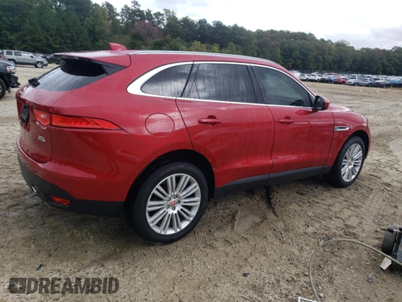 2018 Jaguar F-Pace 30t Portfolio with VIN SADCN2GX3JA288772, listed as a Copart auction lot 73749634 with 72,754 mi miles and Salvage title. Bid and sale history available at DreamBid. Image 3.