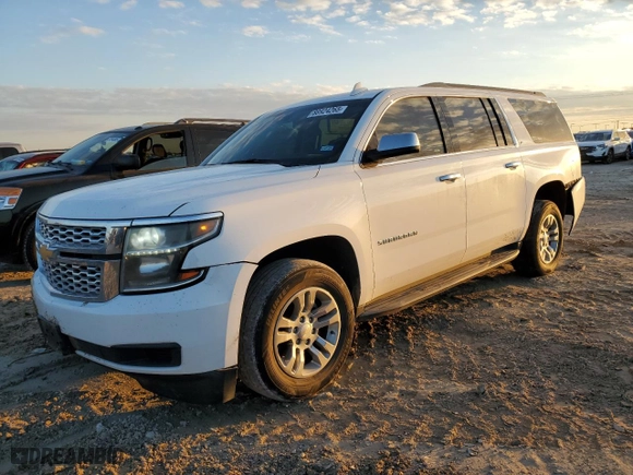 2017 Chevrolet Suburban LT with VIN 1GNSCHKC0HR116299, listed as a Copart auction lot 88924265 with 175,567 mi miles and Salvage Title. Bid and sale history available at carsss.com. Image 1.