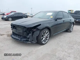 2020 Cadillac CT5 V-Series with VIN 1G6DR5RW9L0145203, listed as a IAAI auction lot 42275331 with 38,027 mi miles and . Bid and sale history available at DreamBid. Image 2.