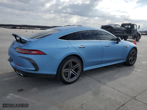 2019 Mercedes-Benz AMG GT with VIN WDD7X6BB4KA009315, listed as a Copart auction lot 86517244 with 52,888 mi miles and Clean Title. Bid and sale history available at carsss.com. Image 3.