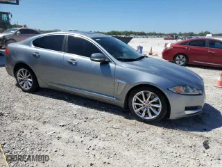 2015 Jaguar XF I4 T Premium with VIN SAJWA0FS8FPU65630, listed as a Copart auction lot 48046665 with 0 mi miles and Salvage Title. Bid and sale history available at carsss.com. Image 4.