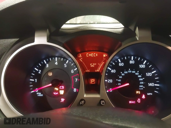 2013 Nissan Juke S with VIN JN8AF5MR2DT218085, listed as a IAAI auction lot 41706616 with 78,067 mi miles. Bid and sale history available at carsss.com. Image 7.