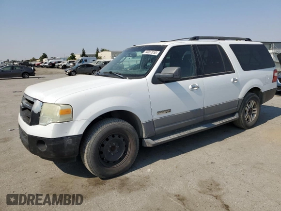 2007 Ford Expedition Max XLT with VIN 1FMFK15577LA14643, listed as a Copart auction lot 64087855 with 158,861 mi miles and Clean title. Bid and sale history available at DreamBid. Image 1.
