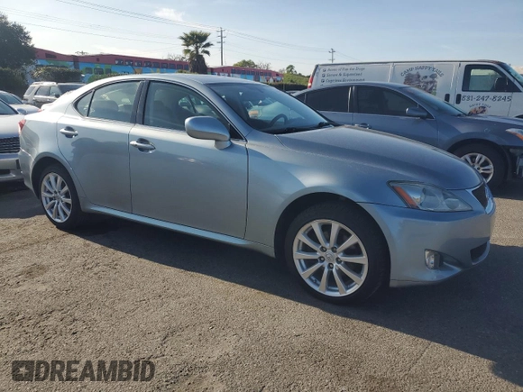2006 Lexus IS 250 with VIN JTHCK262065003793, listed as a Copart auction lot 50196065 with 302,254 mi miles and Salvage Title. Bid and sale history available at DreamBid. Image 4.