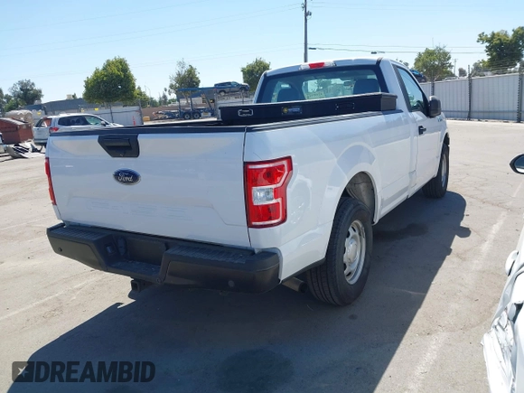 2018 Ford F-150 XL with VIN 1FTMF1CB1JKC01852, listed as a IAAI auction lot 42449112 with 99,105 mi miles and . Bid and sale history available at DreamBid. Image 4.