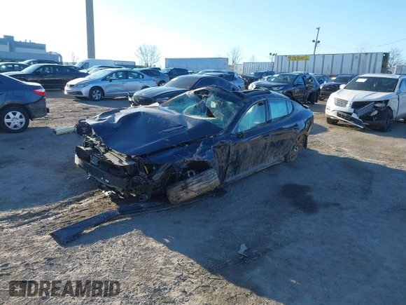 2022 Kia Stinger GT1 with VIN KNAE45LCXN6102128, listed as a IAAI auction lot 41580484 with Not Provided miles and . Bid and sale history available at DreamBid. Image 2.