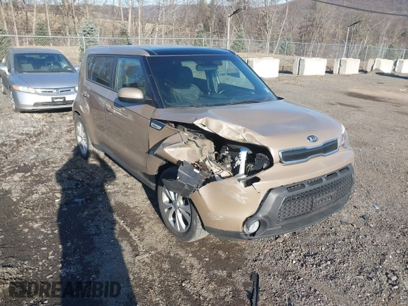 2015 Kia Soul + with VIN KNDJP3A53F7217571, listed as a IAAI auction lot 41690562 with 44,655 mi miles and . Bid and sale history available at DreamBid. Image 1.