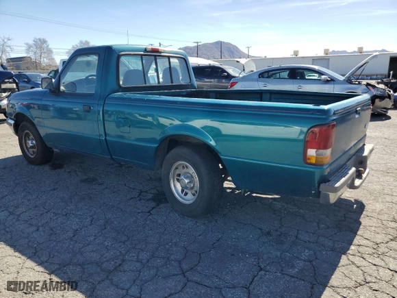 1996 Ford Ranger XL with VIN 1FTCR10U1TUA28561, listed as a Copart auction lot 44989845 with 142,485 mi miles and Salvage Title. Bid and sale history available at carsss.com. Image 2.