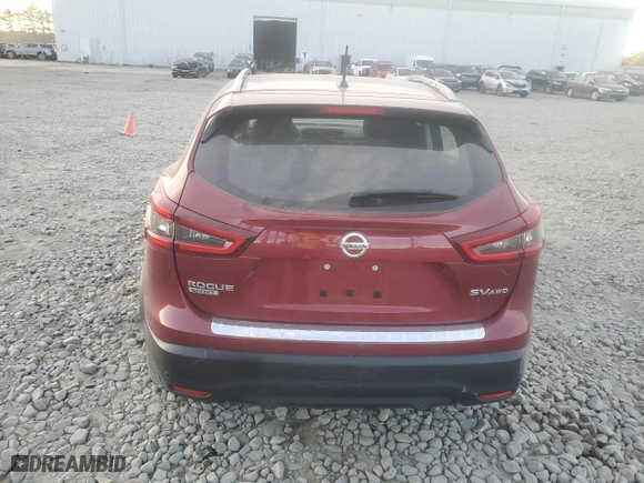 2020 Nissan Rogue Sport SV with VIN JN1BJ1CW4LW387992, listed as a Copart auction lot 75887104 with 23,041 mi miles and Salvage Title. Bid and sale history available at carsss.com. Image 6.