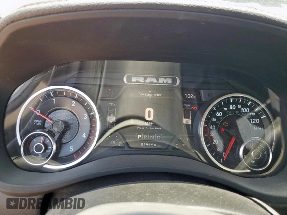 2022 Ram 2500 Laramie with VIN 3C6UR5FL1NG167905, listed as a Copart auction lot 61050095 with 9,154 mi miles and Clean title. Bid and sale history available at DreamBid. Image 9.