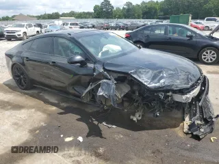 2016 Audi A7 Prestige with VIN WAU2GAFC1GN031845, listed as a Copart auction lot 59762435 with Not provided miles and Salvage title. Bid and sale history available at DreamBid. Image 4.