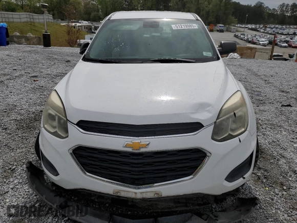 2016 Chevrolet Equinox LS with VIN 2GNFLEEK7G6105779, listed as a Copart auction lot 51219985 with 153,092 mi miles and Salvage Title. Bid and sale history available at DreamBid. Image 5.