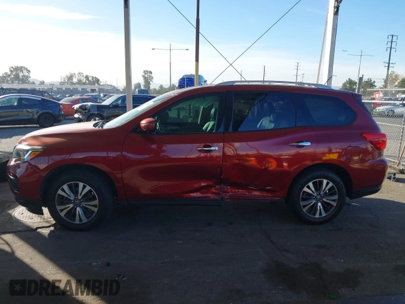 2017 Nissan Pathfinder SV with VIN 5N1DR2MM2HC655993, listed as a IAAI auction lot 41108207 with 139,733 mi miles. Bid and sale history available at carsss.com. Image 14.