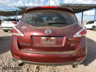 2012 Nissan Murano SL with VIN JN8AZ1MU6CW112028, listed as a Copart auction lot 89210785 with 131,295 mi miles and Salvage Title. Bid and sale history available at carsss.com. Image 6.