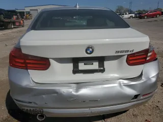 2014 BMW 3 Series 320i xDrive with VIN WBA3C3G58ENS70849, listed as a Copart auction lot 52045365 with 0 mi miles and Salvage Title. Bid and sale history available at carsss.com. Image 6.