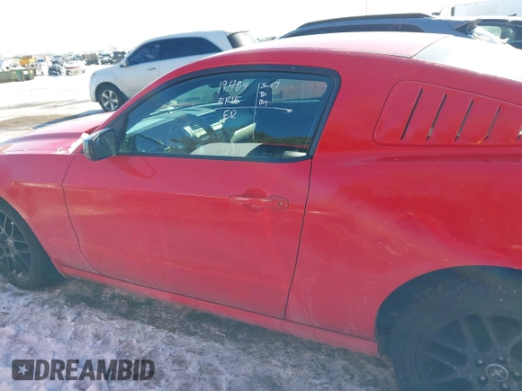 2014 Ford Mustang V6 with VIN 1ZVBP8AM4E5253432, listed as a IAAI auction lot 41316963 with 145,150 mi miles and . Bid and sale history available at carsss.com. Image 14.
