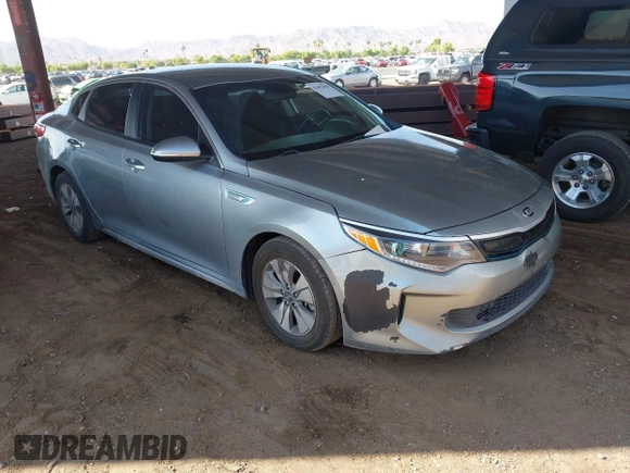 2017 Kia Optima with VIN KNAGT4LE7H5011951, listed as a IAAI auction lot 42693488 with 91,497 mi miles and . Bid and sale history available at DreamBid. Image 1.
