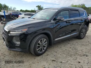 2019 Hyundai Santa Fe Ultimate z VIN 5NMS5CAD8KH101898, wystawiony jako Copart lot #53207865 z przebiegiem 55 921 mil mil oraz Szkoda całkowita • Salvage title. Historia ofert i sprzedaży dostępna na DreamBid. Obrazek 1.