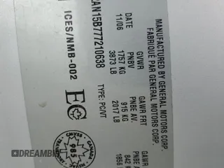 2007 Pontiac G5 GT z VIN 1G2AN15B777210638, wystawiony jako Copart lot #74273904 z przebiegiem 97 608 mil mil oraz Szkoda całkowita • Salvage title. Historia ofert i sprzedaży dostępna na DreamBid. Obrazek 12.