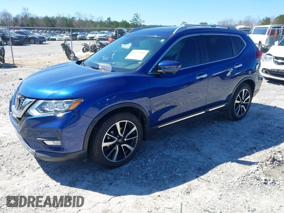 2019 Nissan Rogue SV with VIN 5N1AT2MT0KC783927, listed as a IAAI auction lot 41729241 with 77,890 mi miles and . Bid and sale history available at DreamBid. Image 17.