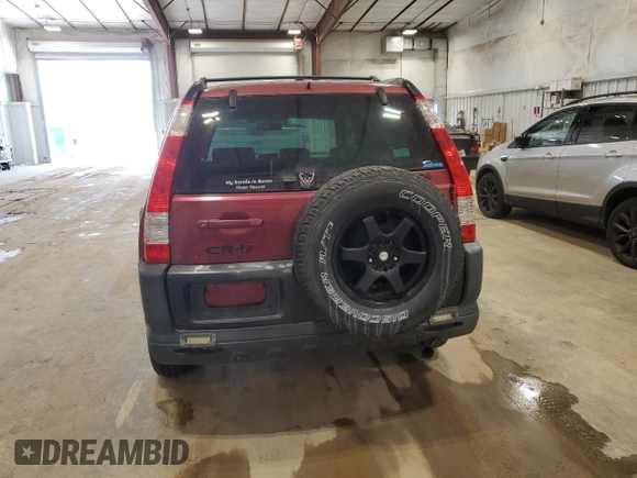 2005 Honda CR-V EX with VIN SHSRD78815U320640, listed as a Copart auction lot 49186995 with 241,173 mi miles and Clean Title. Bid and sale history available at carsss.com. Image 6.