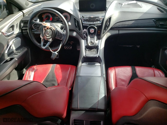 2019 Acura RDX w/A-Spec Pkg with VIN 5J8TC1H66KL014684, listed as a Copart auction lot 42556565 with 96,793 mi miles and Salvage Title. Bid and sale history available at carsss.com. Image 8.