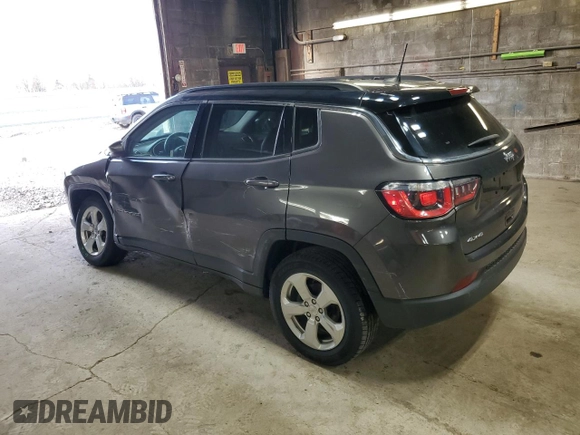 2019 Jeep Compass Latitude with VIN 3C4NJDBB6KT656444, listed as a Copart auction lot 51177515 with 55,892 mi miles and Salvage Title. Bid and sale history available at carsss.com. Image 2.