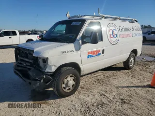 2012 Ford Econoline Cargo Super Duty Commercial with VIN 1FTSE3EL9CDB29088, listed as a Copart auction lot 80108624 with 209,760 mi miles and Salvage Title. Bid and sale history available at carsss.com. Image 1.