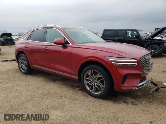 2022 Genesis GV70 2.5T z VIN KMUMADTB5NU072425, wystawiony jako Copart lot #54200445 z przebiegiem 41 199 mil mil oraz Szkoda całkowita • Salvage title. Historia ofert i sprzedaży dostępna na DreamBid. Obrazek 4.