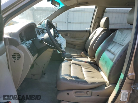 2004 Honda Odyssey EX-L with VIN 5FNRL189X4B000098, listed as a Copart auction lot 44367915 with 222,786 mi miles and Salvage Title. Bid and sale history available at DreamBid. Image 7.