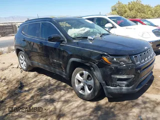 2020 Jeep Compass Latitude with VIN 3C4NJDBB9LT156263, listed as a IAAI auction lot 42317244 with 36,231 mi miles and . Bid and sale history available at DreamBid. Image 1.