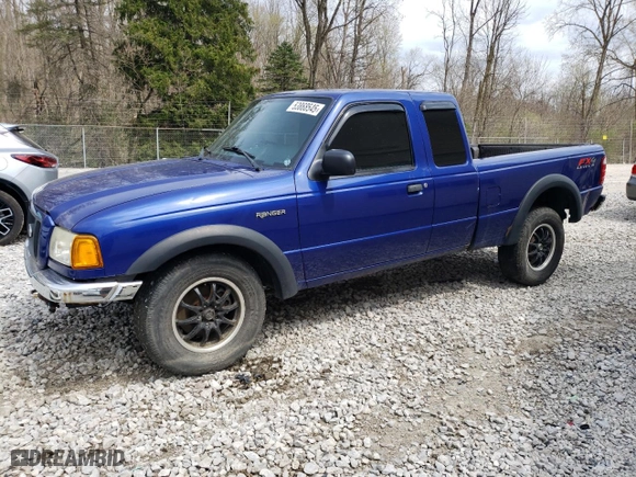 2005 Ford Ranger XLT with VIN 1FTZR45EX5PA03656, listed as a Copart auction lot 53868545 with 181,970 mi miles and Clean Title. Bid and sale history available at carsss.com. Image 1.