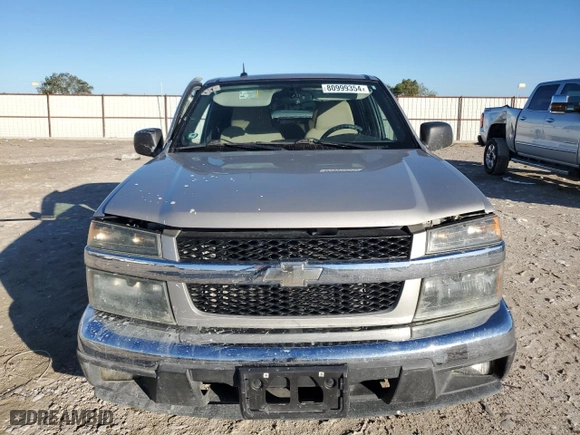 2008 Chevrolet Colorado LT w/1LT with VIN 1GCCS139088154373, listed as a Copart auction lot 80999354 with 111,484 mi miles and Salvage Title. Bid and sale history available at carsss.com. Image 5.