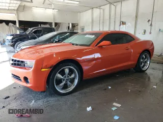 2010 Chevrolet Camaro 1LT with VIN 2G1FB1EV2A9187563, listed as a Copart auction lot 62832905 with 129,655 mi miles and Salvage title. Bid and sale history available at DreamBid. Image 1.