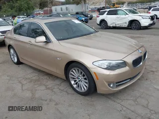 2011 BMW 5 Series 535i with VIN WBAFR7C58BC605804, listed as a IAAI auction lot 42047548 with 147,833 mi miles and . Bid and sale history available at carsss.com. Image 1.