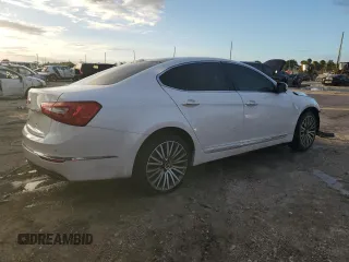 2015 Kia Cadenza Premium with VIN KNALN4D76F5169638, listed as a Copart auction lot 76815524 with 67,611 mi miles and Salvage Title. Bid and sale history available at carsss.com. Image 3.