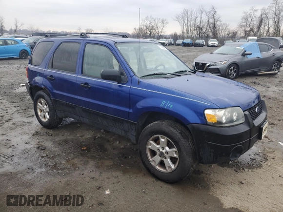 2005 Ford Escape XLT with VIN 1FMYU93165KD64012, listed as a Copart auction lot 77696623 with 144,630 mi miles and Non Repairable. Bid and sale history available at carsss.com. Image 4.