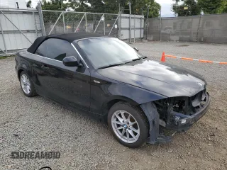 2010 BMW 1 Series 128i with VIN WBAUN1C58AVH82133, listed as a Copart auction lot 63510573 with Not provided miles and Salvage title. Bid and sale history available at DreamBid. Image 4.