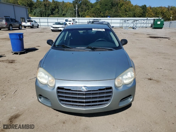 2004 Chrysler Sebring LX with VIN 1C3EL46X04N256533, listed as a Copart auction lot 77325144 with 138,399 mi miles and Salvage Title. Bid and sale history available at carsss.com. Image 5.