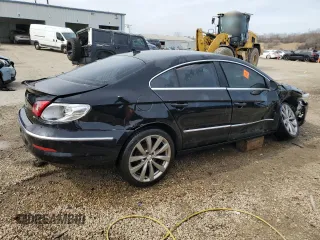 2011 Volkswagen CC Sport with VIN WVWMN7AN4BE712605, listed as a Copart auction lot 50094695 with 0 mi miles and Salvage Title. Bid and sale history available at carsss.com. Image 3.