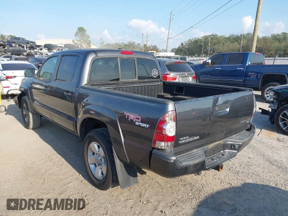 2011 Toyota Tacoma PreRunner with VIN 3TMJU4GN6BM117602, listed as a IAAI auction lot 41483053 with 209,591 mi miles and . Bid and sale history available at DreamBid. Image 3.