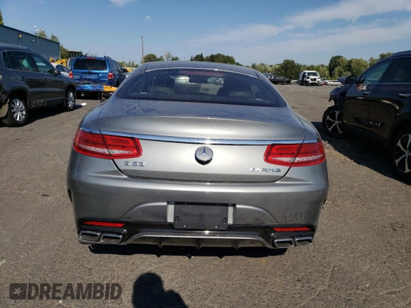 2015 Mercedes-Benz S-Class S 63 AMG with VIN WDDXJ7JB1FA007228, listed as a Copart auction lot 63763424 with 48,068 mi miles and Salvage Title. Bid and sale history available at carsss.com. Image 6.